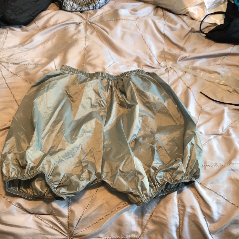 Trash bag ballet shorts